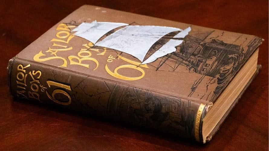 James Russell Soley / 1888 The Sailor Boys of '61 Civil War Fine Binding 1st ed - 2