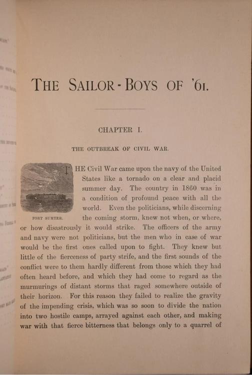 James Russell Soley / 1888 The Sailor Boys of '61 Civil War Fine Binding 1st ed - 8