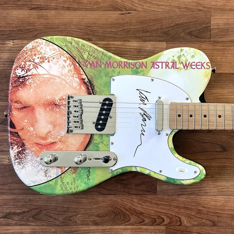 Van Morrison Signed Guitar JSA COA Custom 1/1 MOONDANCE BROWN EYED GIRL: Industry: Music,Signed: Yes,Autograph Authentication: James Spence (JSA),Object Type: Guitar & Guitar Pick,Original/Reproduction: Original,Country of Origin: United States This full-size Huntington el