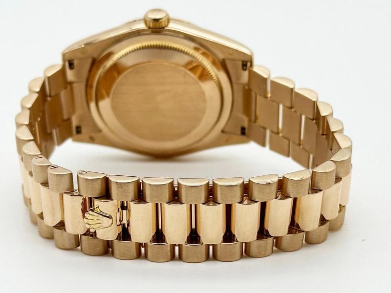 Rolex 118235 President Day Date Tahitian Mother Of Pearl 18K Rose Gold Box Paper - 6