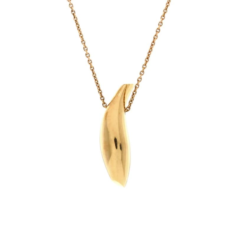 Tiffany & Co. Frank Gehry Fish Necklace 18K Yellow Gold: Condition: Pre-owned - Good,Brand: Tiffany & Co.,Main Stone: Unknown,Metal: 18K Yellow Gold,Metal Purity: 18K,Style: Necklace,Type: Necklace,Color: Yellow Gold,Material: Unknown Condition: Excellent.