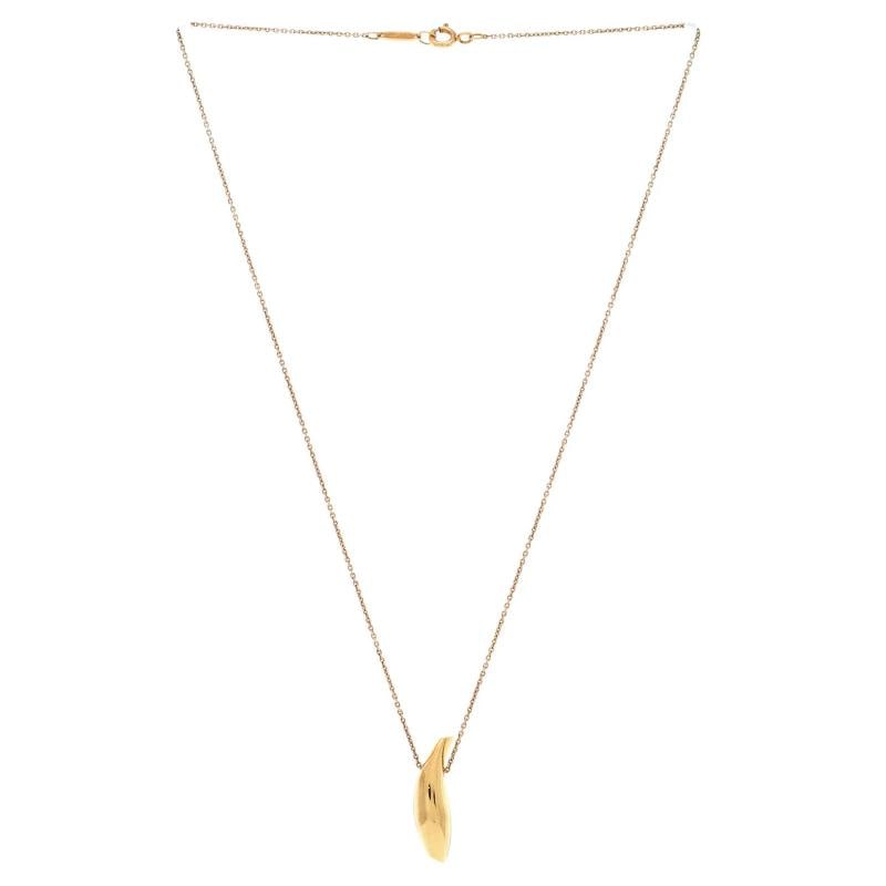 Tiffany & Co. Frank Gehry Fish Necklace 18K Yellow Gold - 2