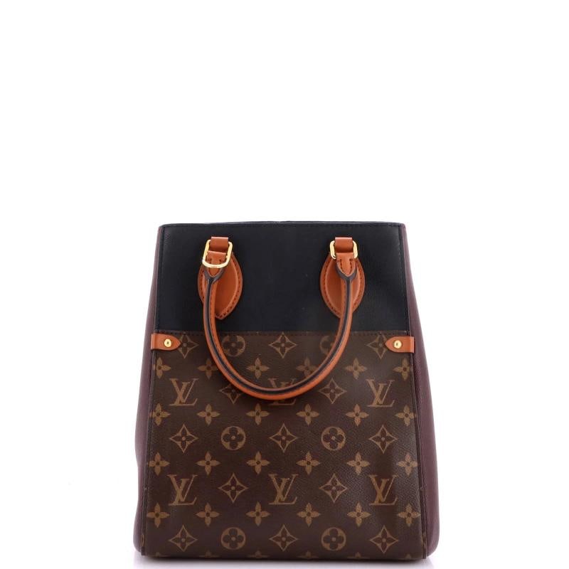 Louis Vuitton Fold Tote Monogram Canvas and Leather MM - 3