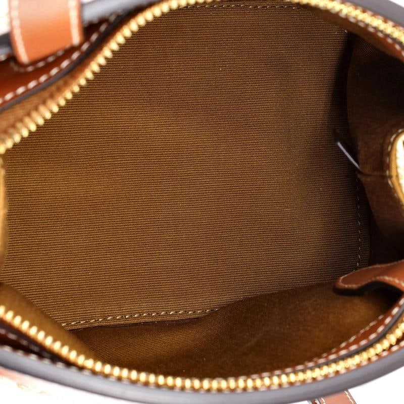 Celine Teen Cabas De France Bag Triomphe Coated Canvas Small - 5