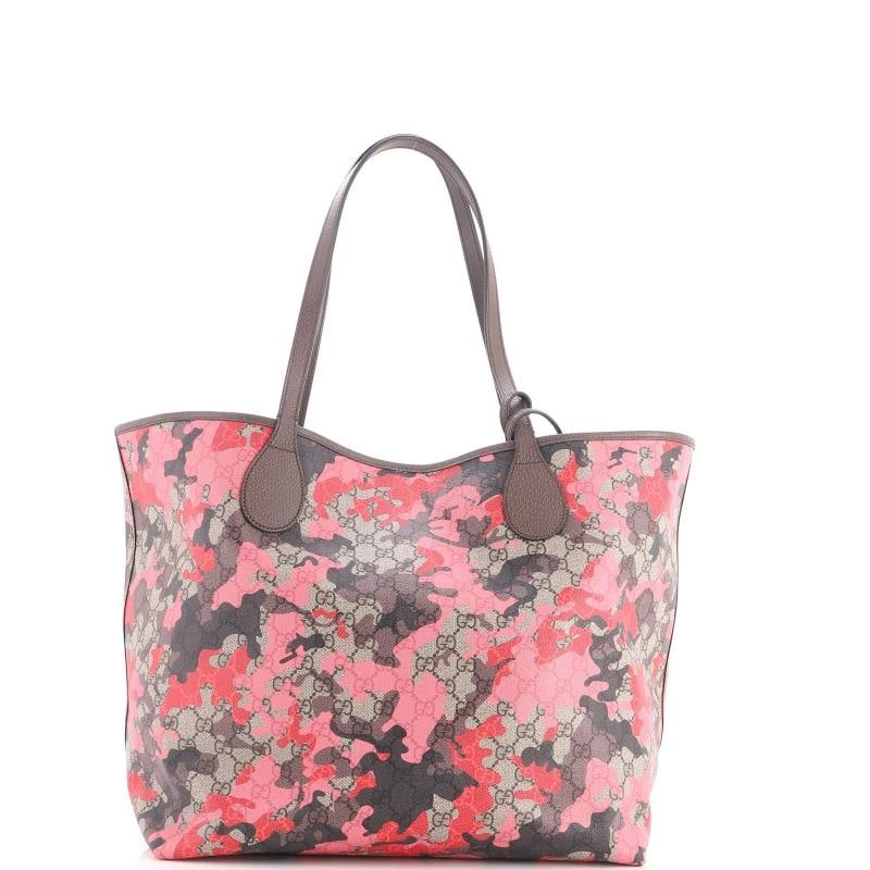 Gucci GG Open Tote GG Camouflage Coated Canvas Large - 4
