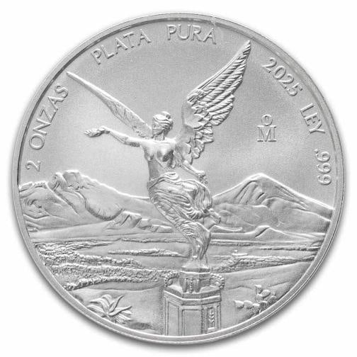 2025 Mexico 2 oz Silver Libertad MS-70 NGC - 2