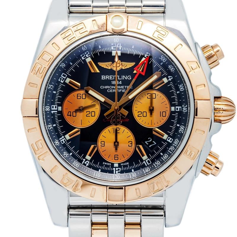Breitling Chronomat CB0420 2016 Complete Bracelet Steel & YG Blue Auto 44mm - 2