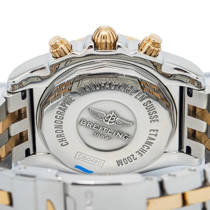 Breitling Chronomat CB0420 2016 Complete Bracelet Steel & YG Blue Auto 44mm - 6
