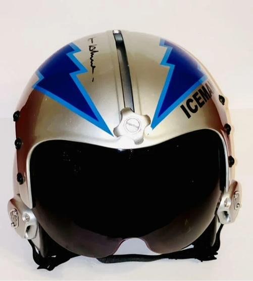 VAL KILMER Signed Top Gun Helmet Iceman Beckett COA - 4