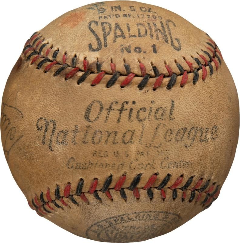 Babe Didrikson Zaharias & Jack Dempsey Signed 1932 Baseball PSA DNA & JSA COA - 5