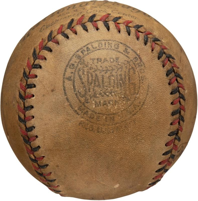 Babe Didrikson Zaharias & Jack Dempsey Signed 1932 Baseball PSA DNA & JSA COA - 8