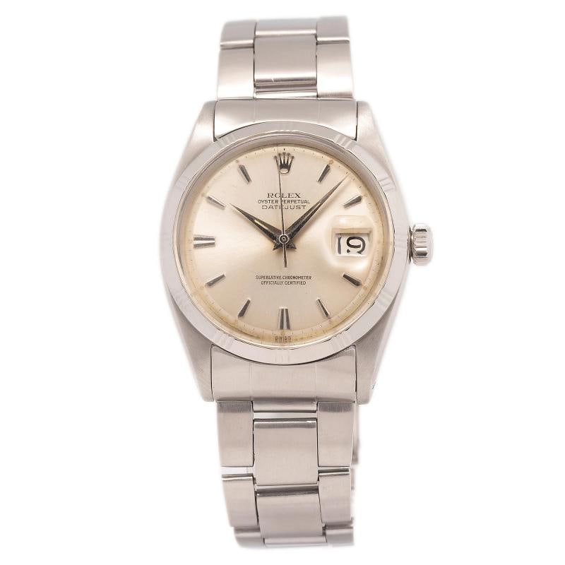 Rolex Datejust 1600 Oyster Stainless Steel Silver Index Automatic 36mm: Case Size 36mm Wrist Fit 7.5 inches Box No Papers No Condition Ã¢â‚¬â€ Pre Owned Full Specifications SKU ROLEX#2243 Brand Rolex Model Datejust Reference