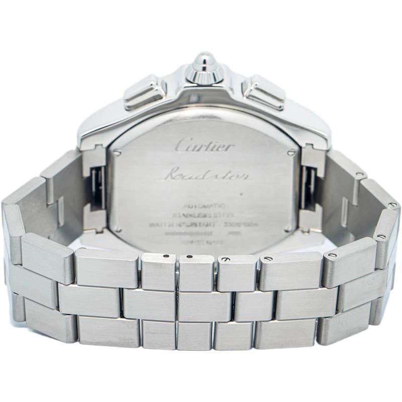 Cartier Roadster De W6206020 Bracelet Stainless Steel White Roman Quartz 44mm - 5