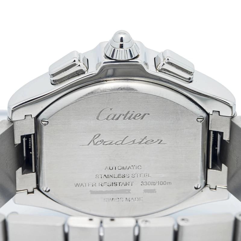 Cartier Roadster De W6206020 Bracelet Stainless Steel White Roman Quartz 44mm - 6