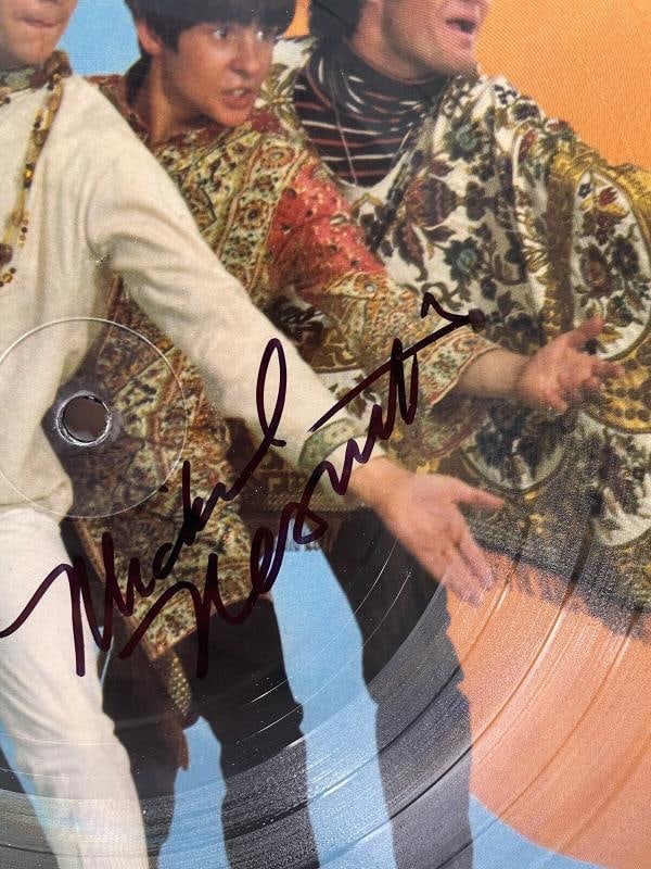 THE MONKEES: Michael Nesmith, Davy Jones, Peter Tork & Micky Dolenz Signed Vinyl Picture Disc (JS... - 3