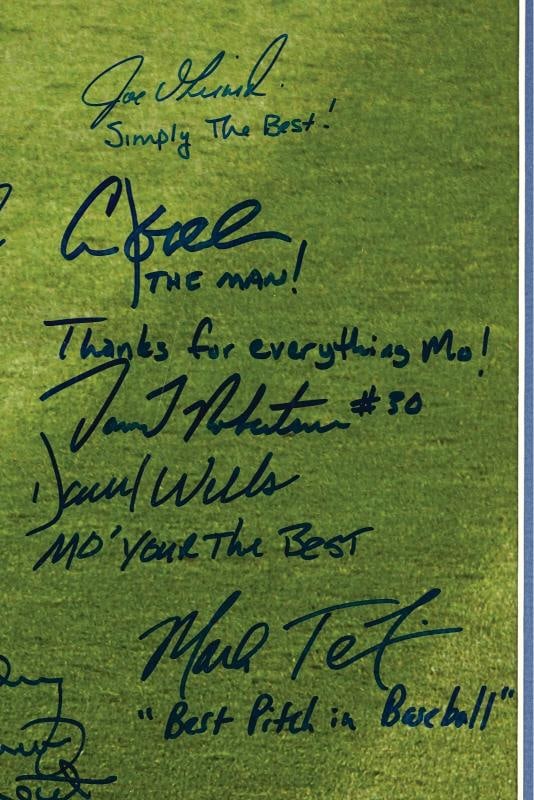 Mariano Rivera Tribute Signed 16x20 Photo 21 Sigs With Derek Jeter Steiner COA - 5