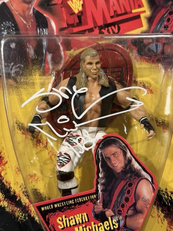Shawn Michaels Signed Action Figure (Beckett) - 2