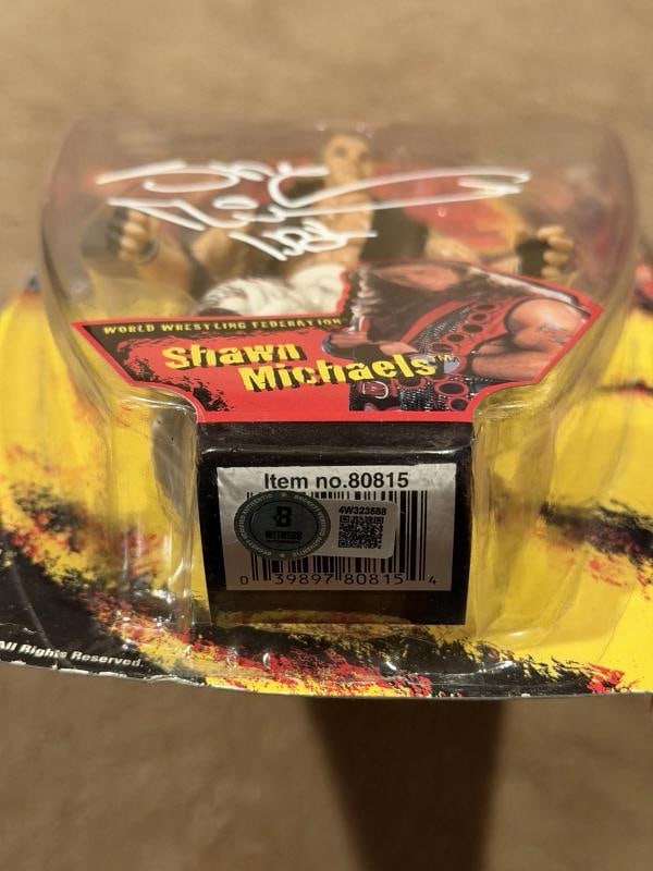 Shawn Michaels Signed Action Figure (Beckett) - 3