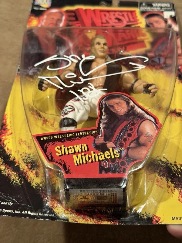 Shawn Michaels Signed Action Figure (Beckett) - 4