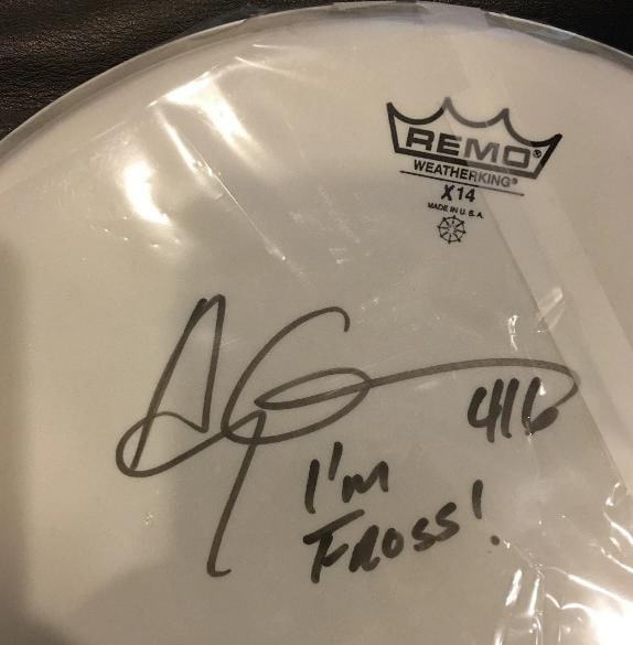 DRAKE Aubrey Graham Siged & Inscribed Drum Head (PSA) - 2