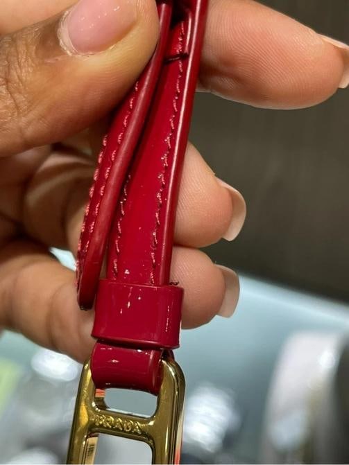 Prada Cleo Bag Red Patent Leather - 10