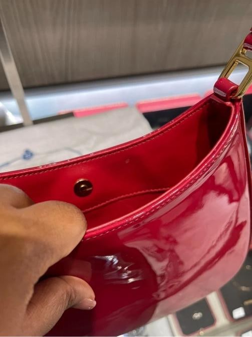 Prada Cleo Bag Red Patent Leather - 13