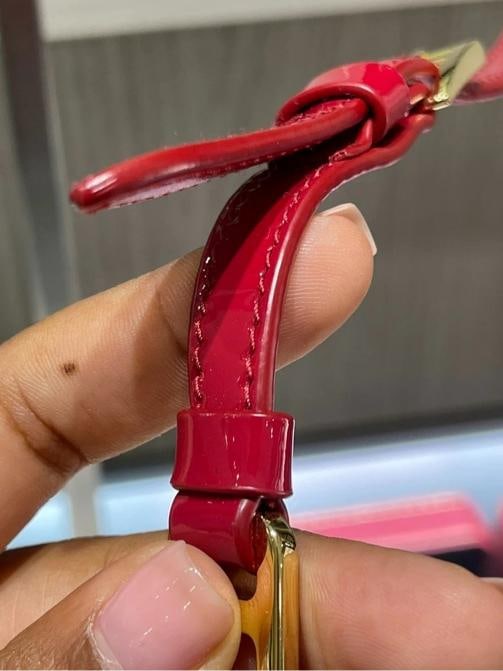 Prada Cleo Bag Red Patent Leather - 9