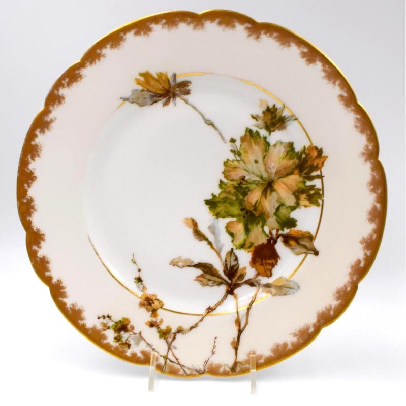 Set of 6 Haviland Limoges Dessert Plates Aesthetic Movement, Circa 1900 - 4
