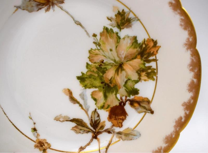 Set of 6 Haviland Limoges Dessert Plates Aesthetic Movement, Circa 1900 - 5