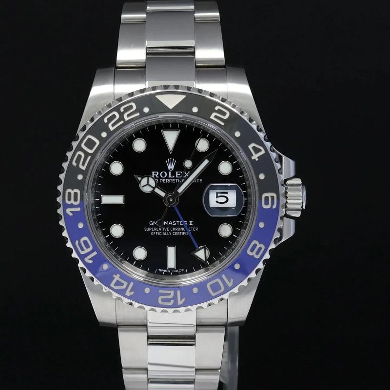 2016 MINT Rolex GMT Master II 116710BLNR Steel Ceramic Batman Blue Watch Box - 2