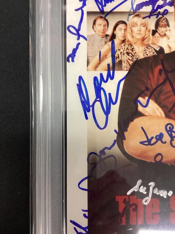 The Sopranos Multi Cast Signed 8x10 Photo with 20+ Signatues Including James Gandolfini (PSA 8 Auto - 11