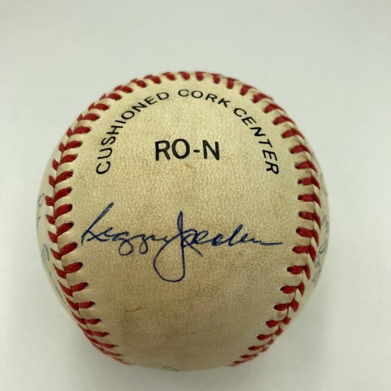 500 Home Run Signed Baseball Mickey Mantle Ted Williams Willie Mays 11 Sigs JSA - 4