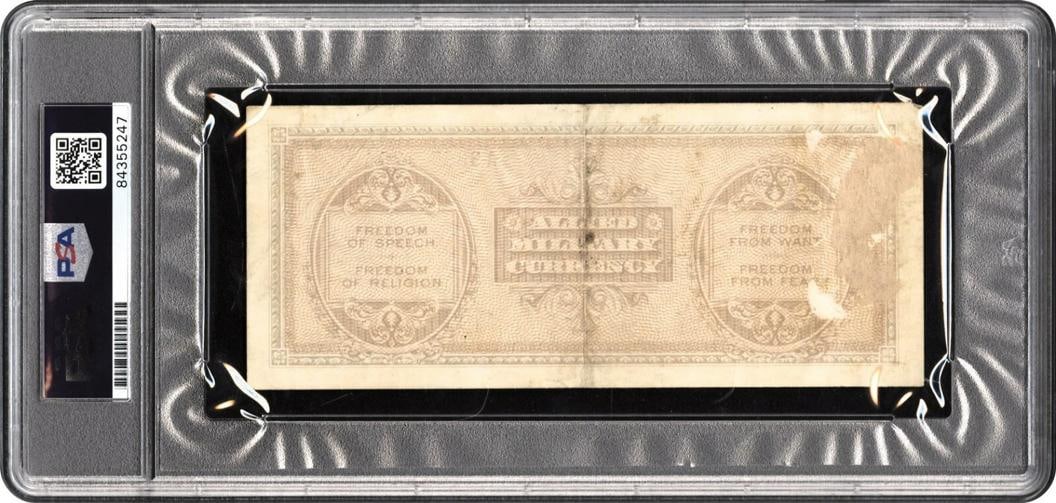 Humphrey Bogart Signed World War 2 1942 Italian Currency 100 LIRE PSA DNA COA - 2