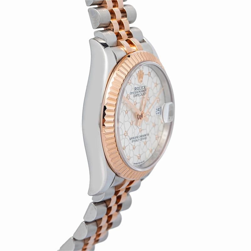 Rolex Datejust 278271 Jubilee Rose Gold Floral Motif Index Automatic 31mm - 4