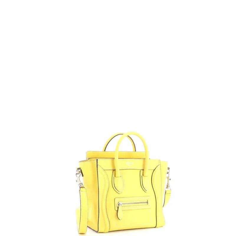 Celine Luggage Bag Grainy Leather Nano - 2