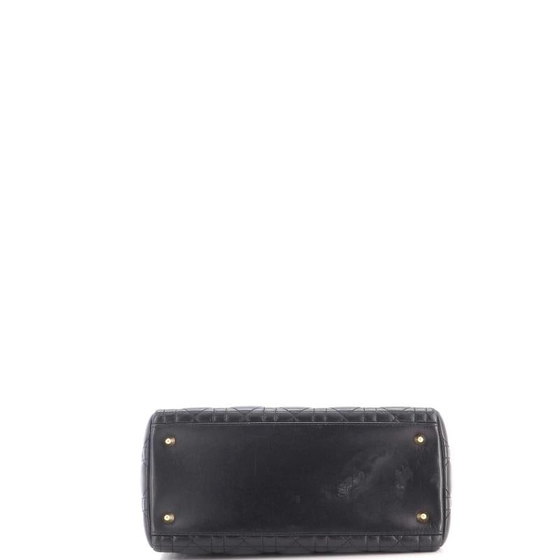 Christian Dior Lady Dior Bag Cannage Quilt Lambskin Medium - 4
