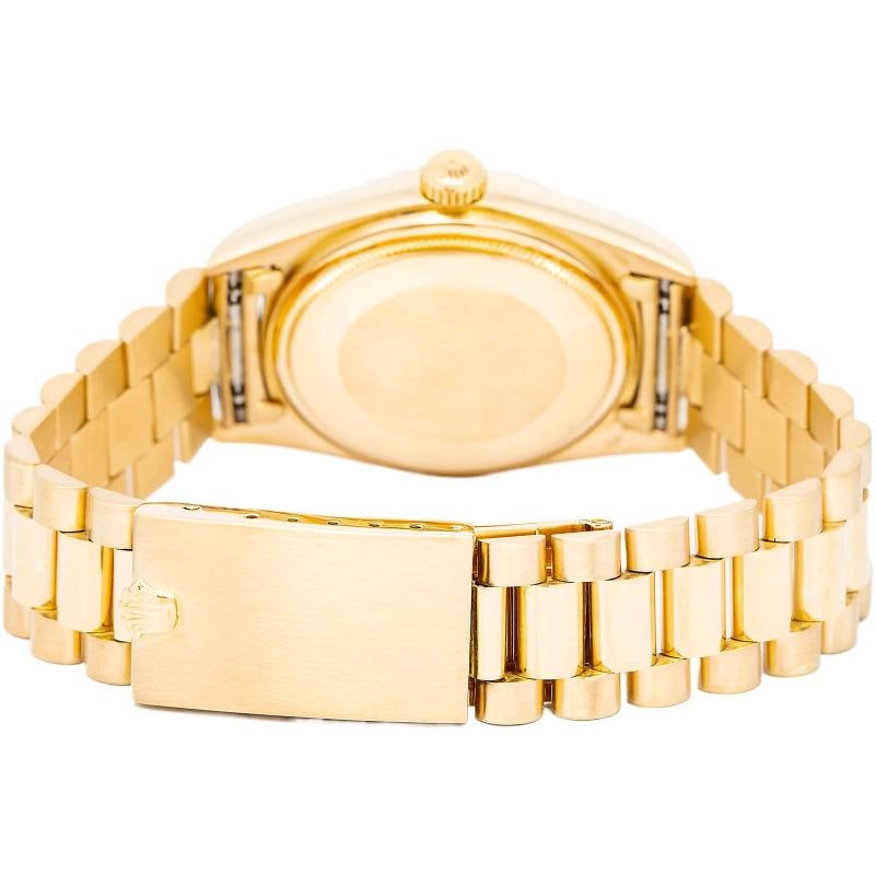 Rolex Datejust 16018 President Yellow Gold Ivory Roman 36mm - 5