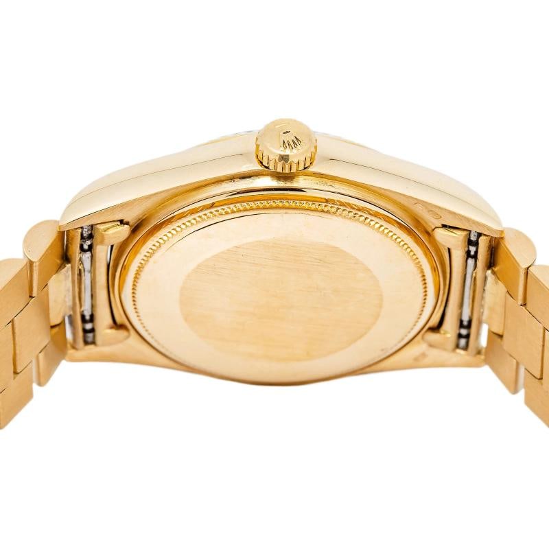 Rolex Datejust 16018 President Yellow Gold Ivory Roman 36mm - 6