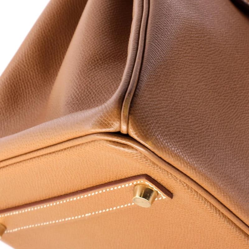 Hermes Birkin Handbag Brown Courchevel with Gold Hardware 35 - 8