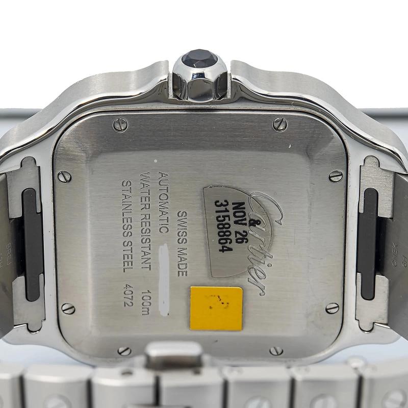 Cartier Santos WSSA0037 Papers Bracelet Steel Gray Roman Auto 39mm - 6
