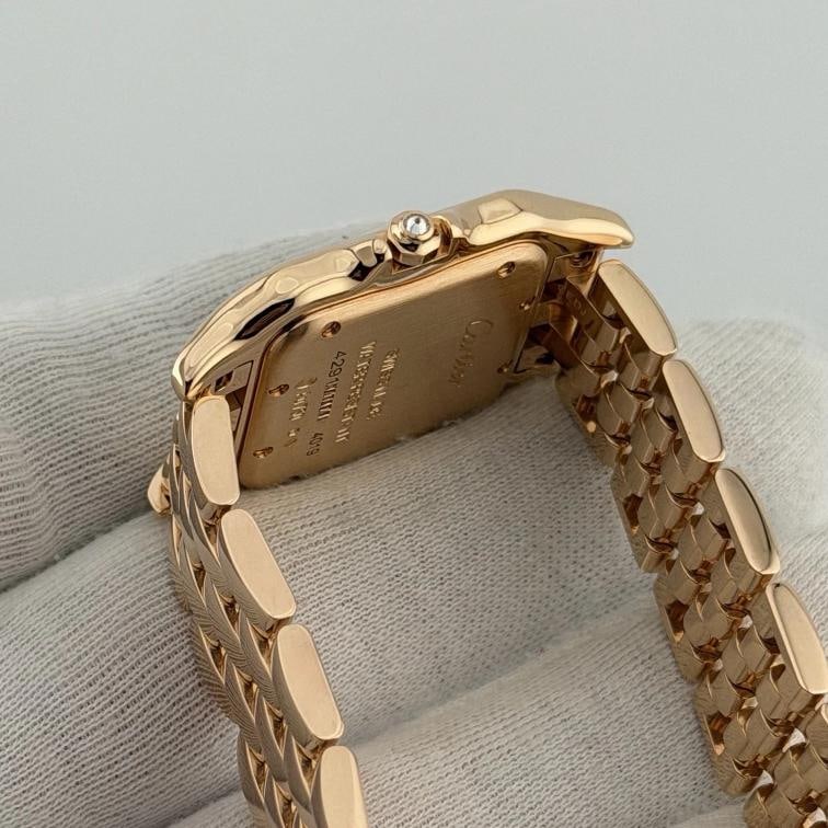 Cartier Panthere WJPN0009 27mm Factory Diamond Bezel 18k Rose Gold Box Paper - 12