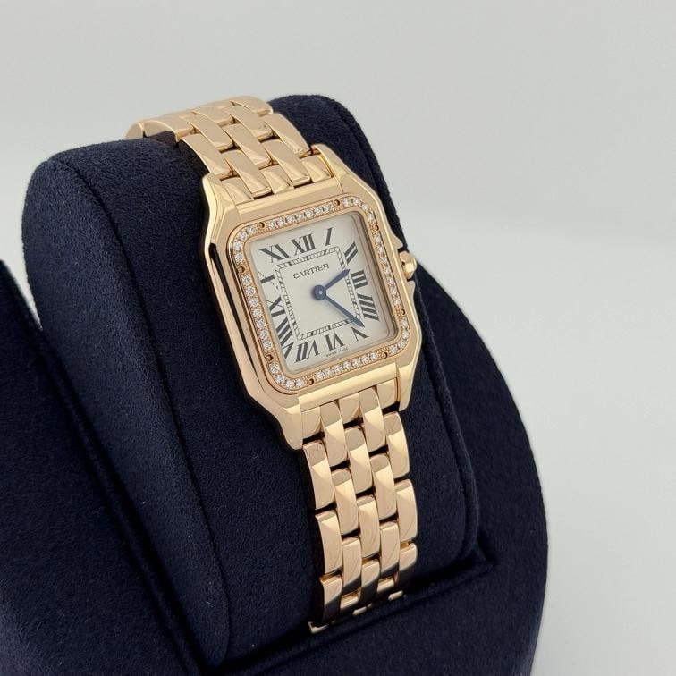 Cartier Panthere WJPN0009 27mm Factory Diamond Bezel 18k Rose Gold Box Paper - 6
