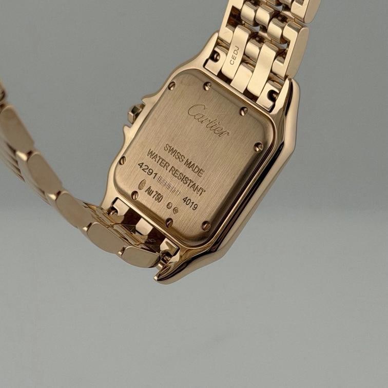 Cartier Panthere WJPN0009 27mm Factory Diamond Bezel 18k Rose Gold Box Paper - 8