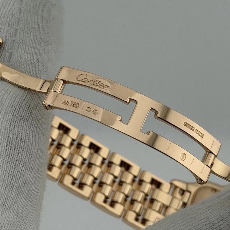 Cartier Panthere WJPN0009 27mm Factory Diamond Bezel 18k Rose Gold Box Paper - 9