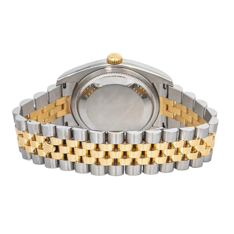 Rolex Datejust 116233 2011 Card Jubilee Steel Ivory Pyramid Roman Auto 36mm - 5