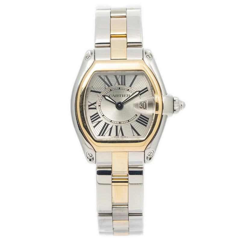 Cartier Roadster W62026Y4 Bracelet Stainless Steel Silver Roman Quartz 29mm - 5