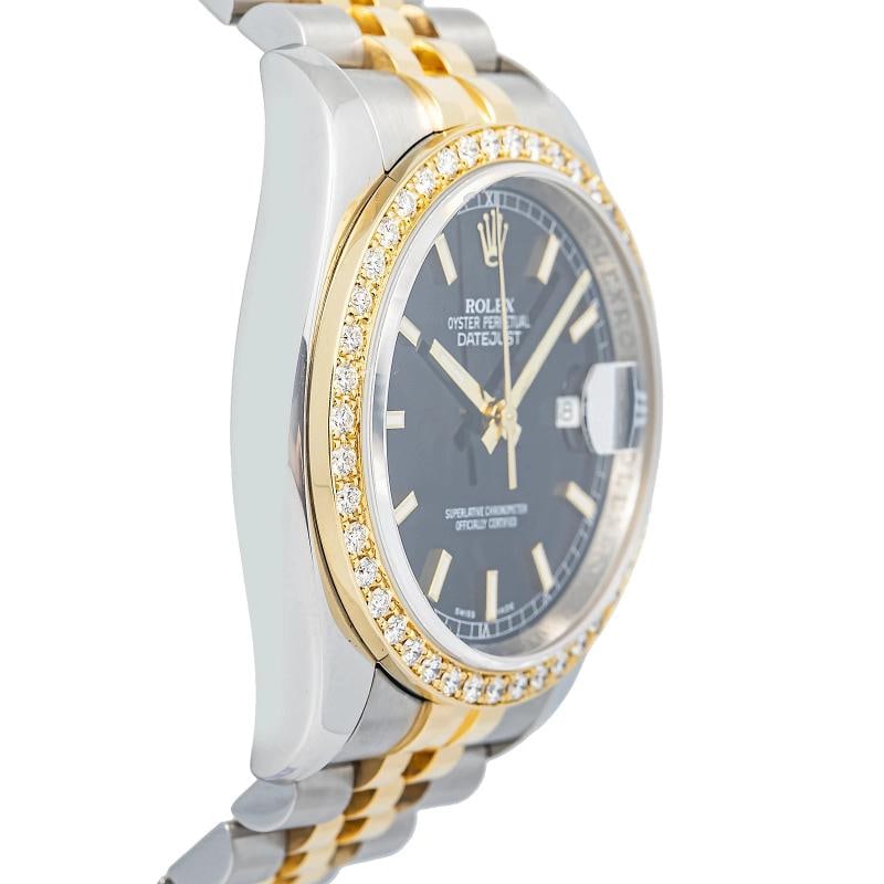 Rolex Datejust 116203 Oyster Stainless Steel black Index 36mm - 4