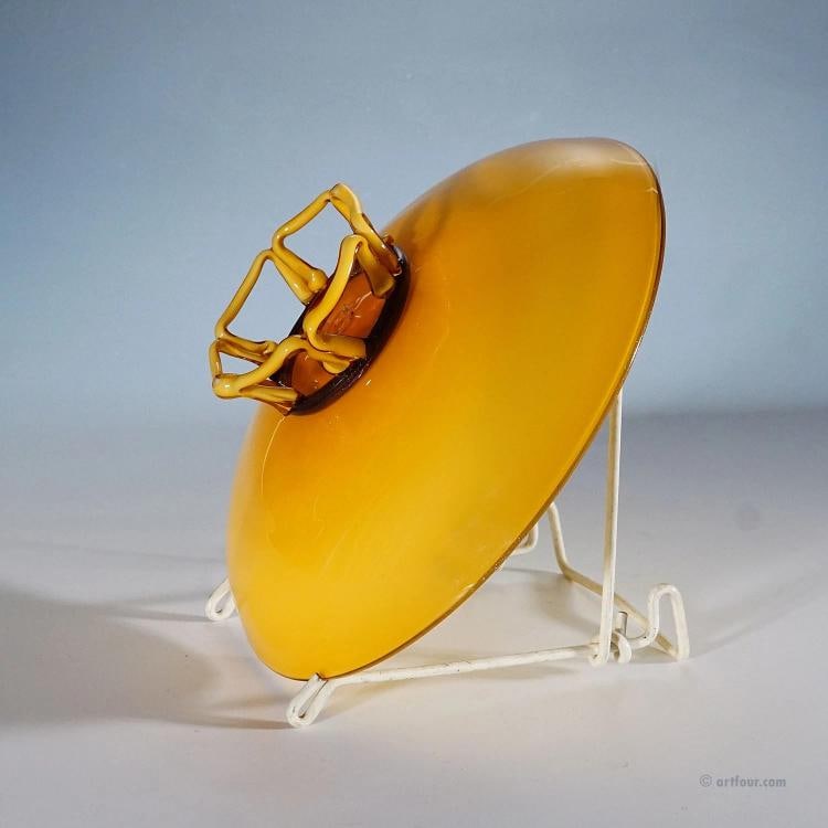 Great Vetro Incamiciato Glass Bowl Murano 1930s - 5