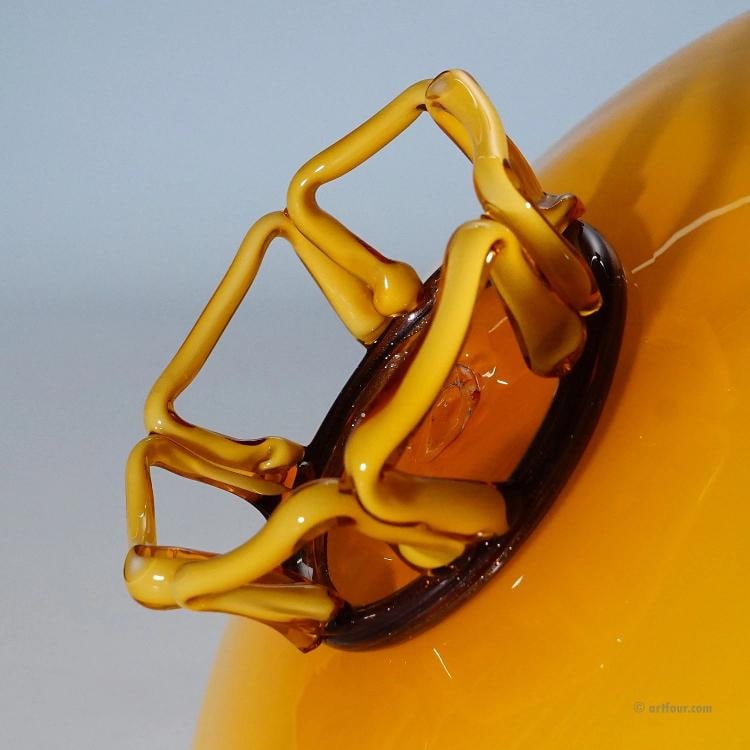 Great Vetro Incamiciato Glass Bowl Murano 1930s - 7
