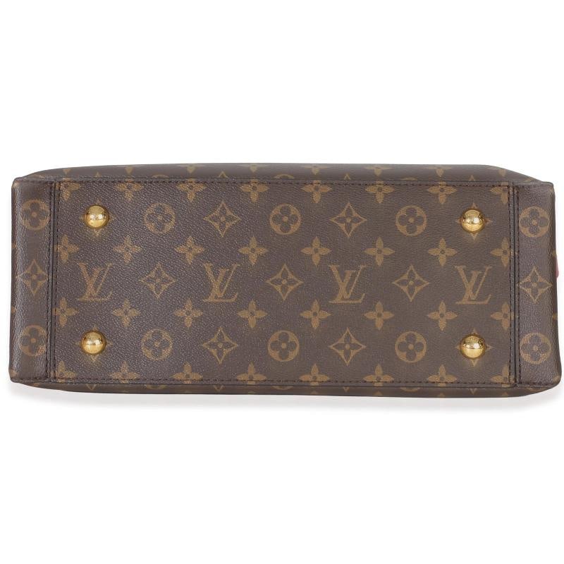 Louis Vuitton Red Monogram Canvas Flower Tote - 7